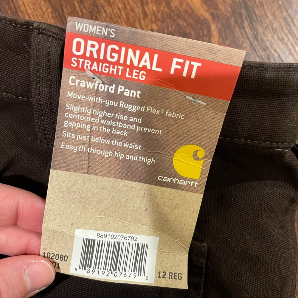 Women’s Carhartt Crawford Pant NWT